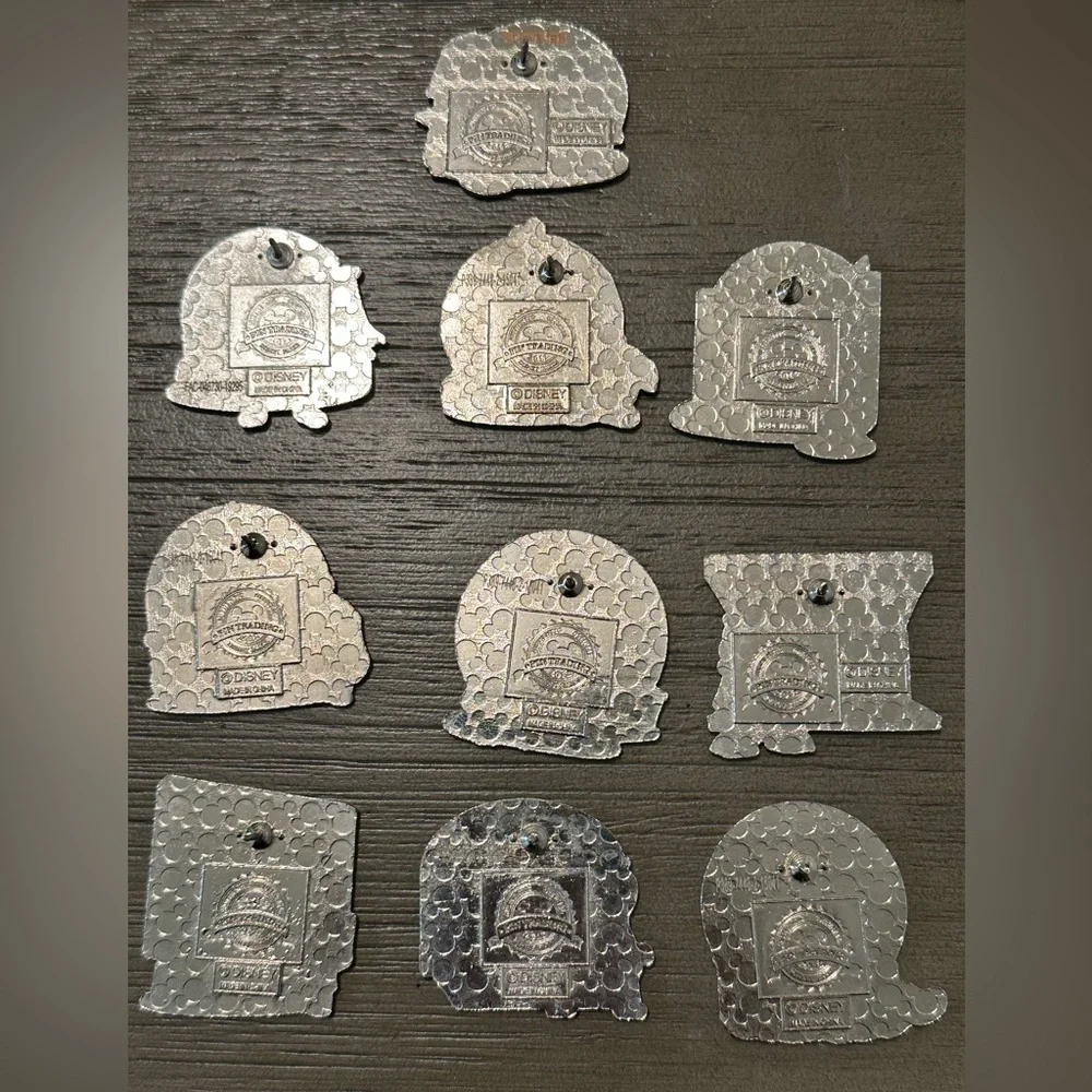 Disney Parks- Beauty and the Beast- New Fantasyland- 10 Pin Set WDW Mystery Set - Picture 7 of 16